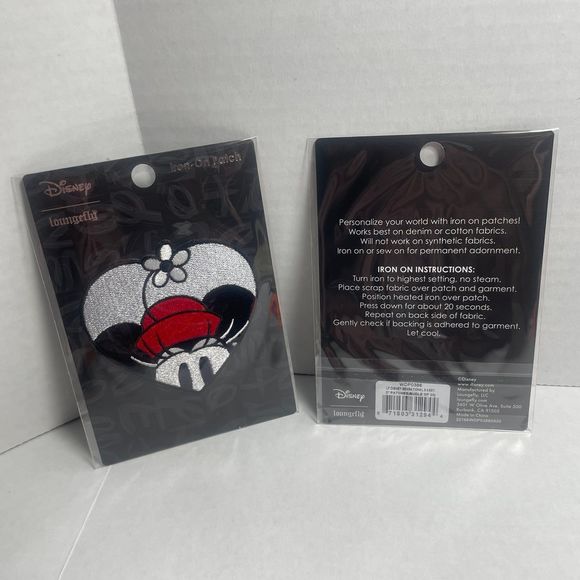 Loungefly Other - 5/$40 Any patch bundle. Loungefly Disney Minnie Mouse Heart Shape Patch BNIP